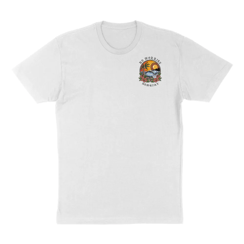 Coastal Relaxation Print T-Shirts