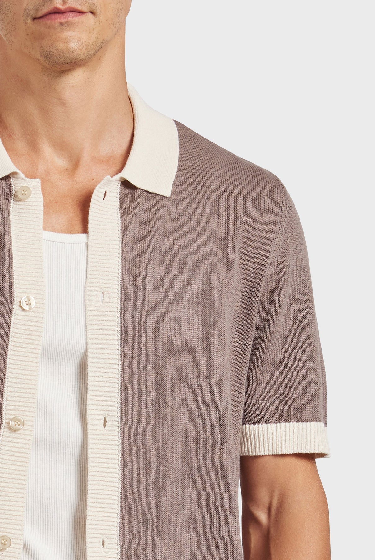 Gatsby Knit Polo-Navy
