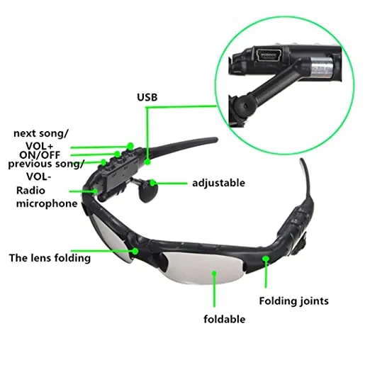 Smart Wireless Bluetooth Glasses