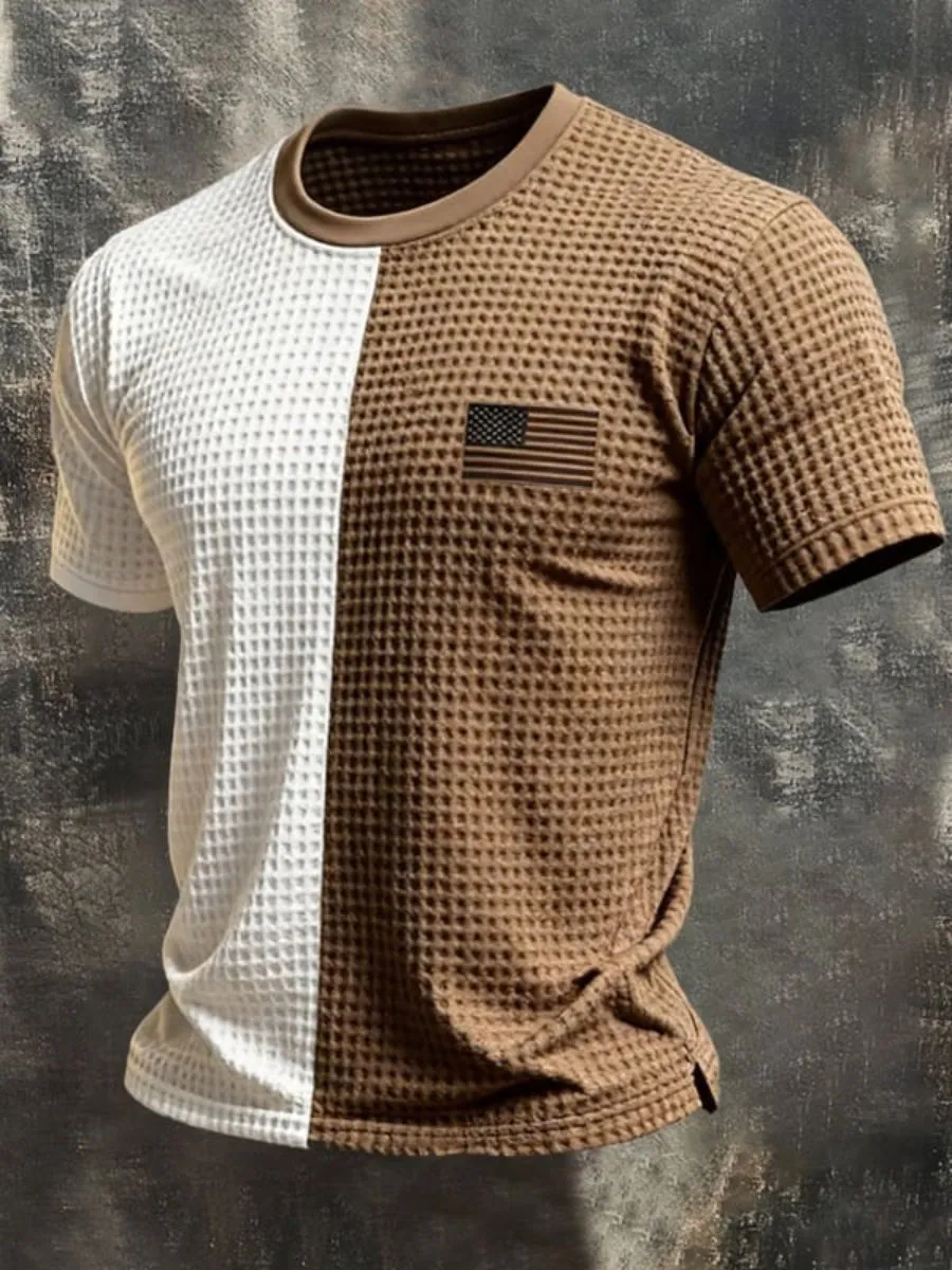 Men's 250th Anniversary Celebration Waffle Printed T-shirt