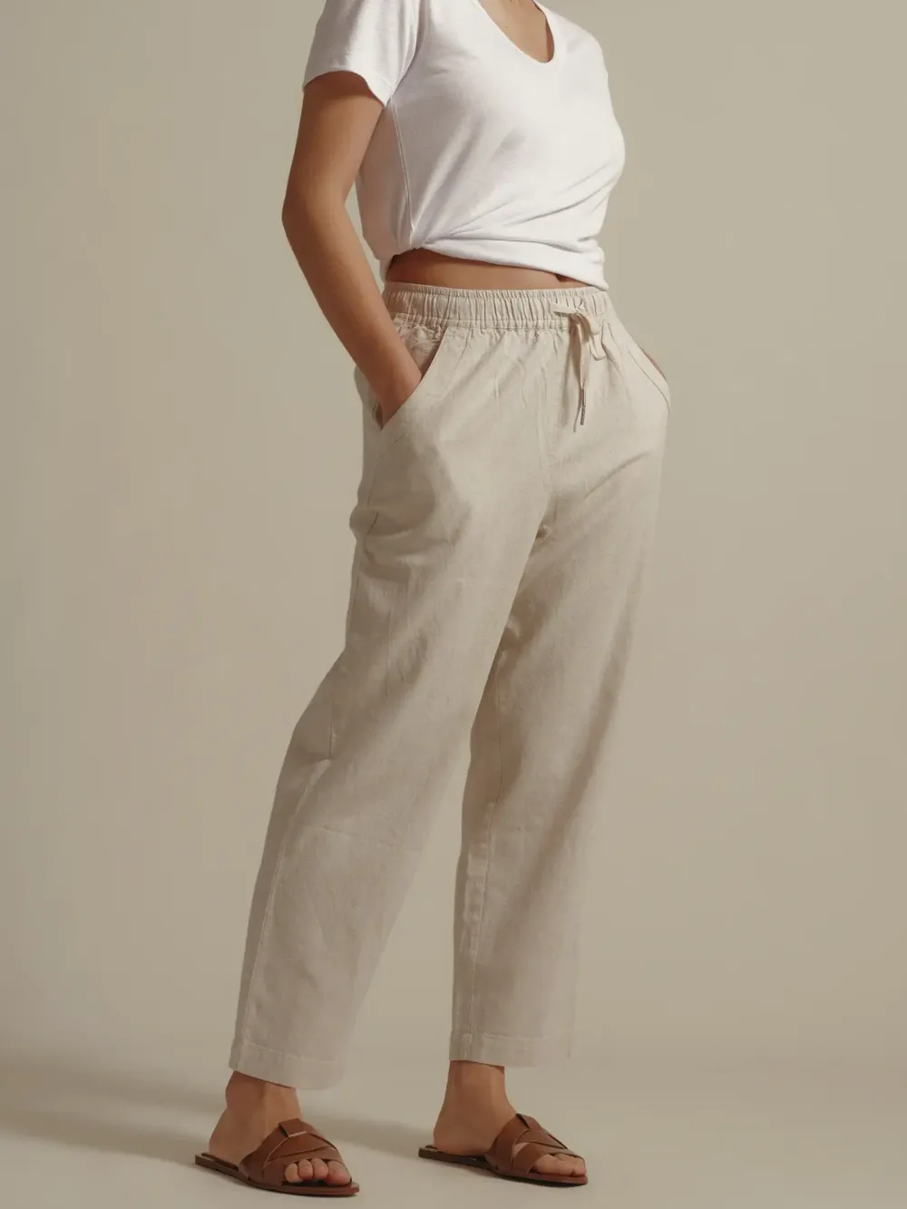 Casual Style Beach Pants