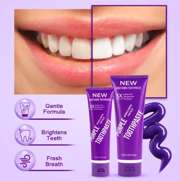 Renew Your Smile with This Toothpaste - The All - new Purple Whitening Toothpaste, Making a Stunning Debut! Renew Your Smile with This Toothpaste - The All - new Purple Whitening Toothpaste, Making a Stunning Debut! Renew Your Smile with This Toothpaste