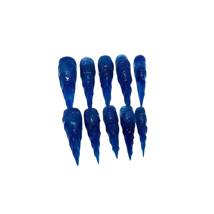 Nailhour Nezha Sky Rift Dragon Claw Handmade 10pcs Stiletto Press On Nails
