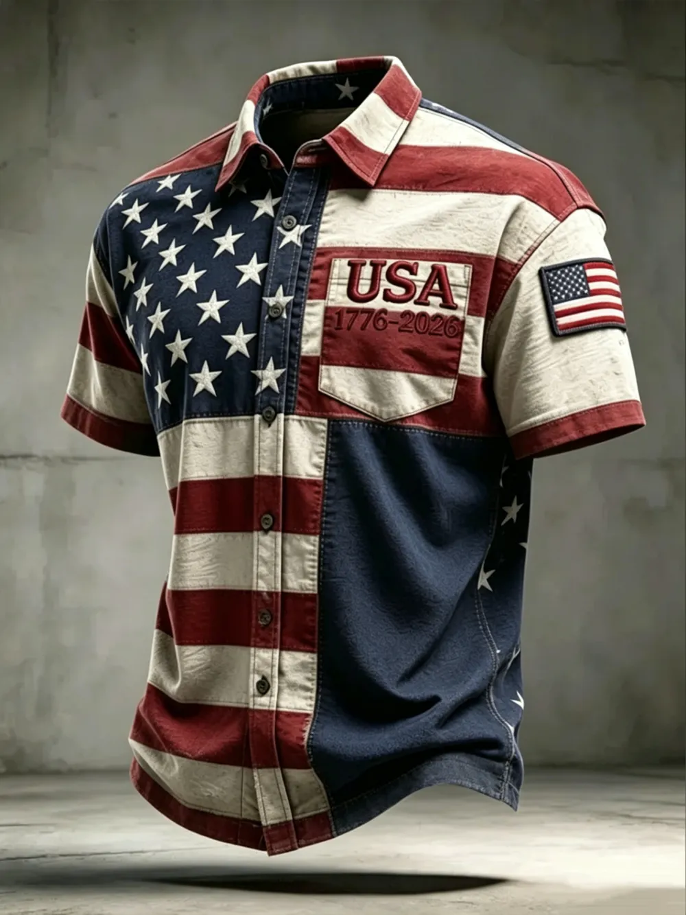 American Independence 250Th Anniversary American Flag Patriotic Shirt