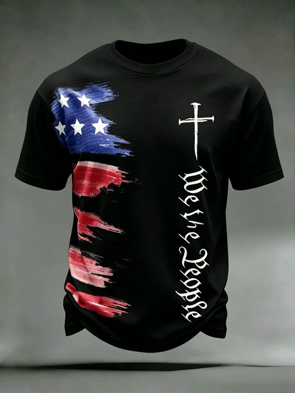 Men'S Casual American 1776-2026 Anniversary Celebration Commemorative Printed Short Sleeved T-Shirt