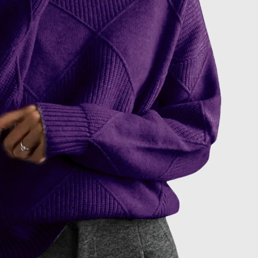 Classic Turtleneck Knit Sweater