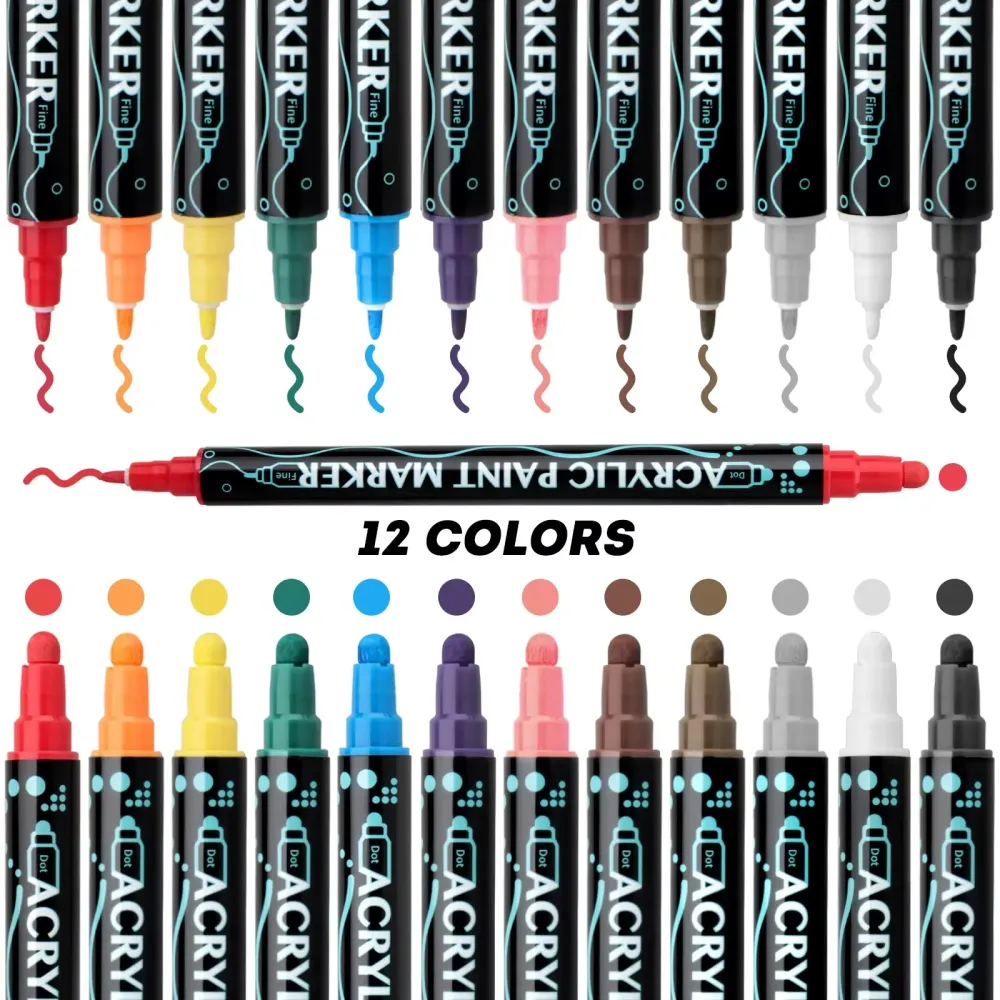 Dual-Head Acrylic Marker