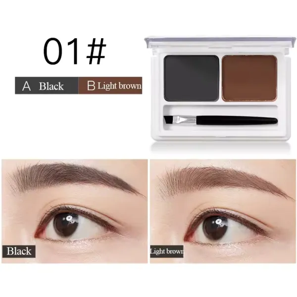 Easy-To-Apply Natural Sweat-Proof Multi-Color Eyebrow Gel