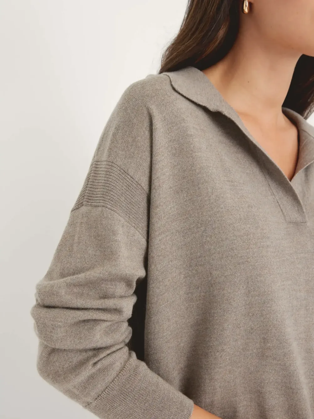 Chia Marle Henley Sweater