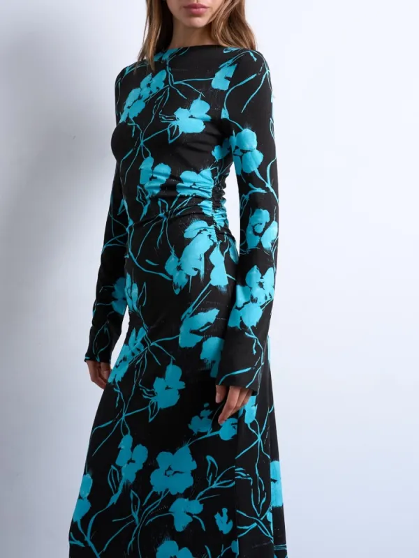 Floral Slim Fit Maxi Dress