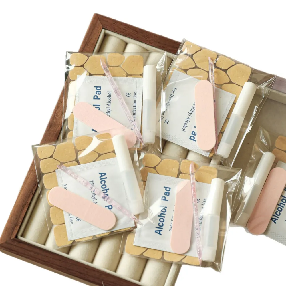 Nailhour Nail Art Tool Kit Double-sided Jelly Glue