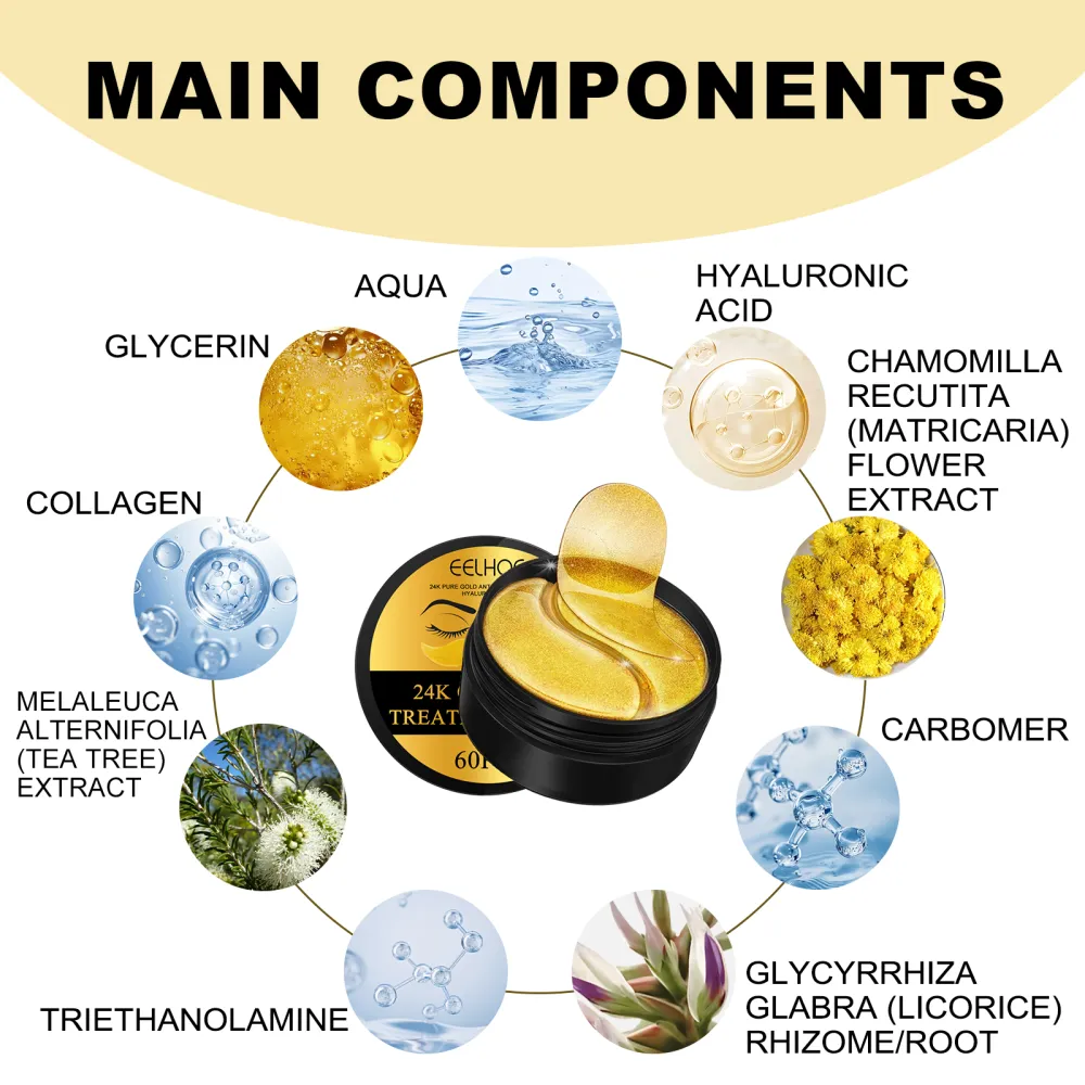 Hydrating eye mask patch, gently nourishing the skin around the eyes, elastic and plump, soft and lifting eye care patch-$LA