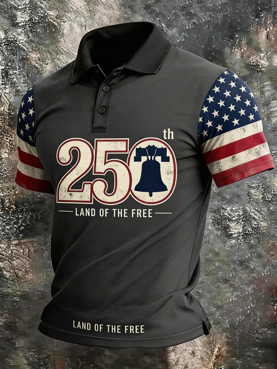 Men'S Veteran Commemorative Red Friday Short Sleeved Shirt