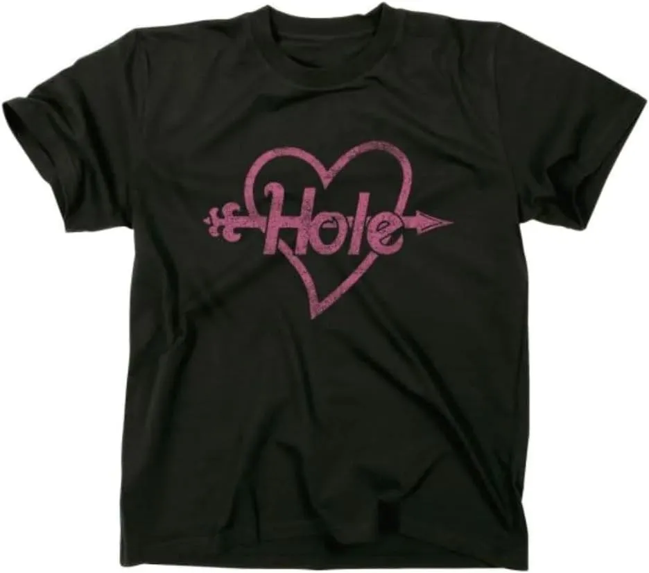 Men's HOLE and Heart Printed T-Shirt