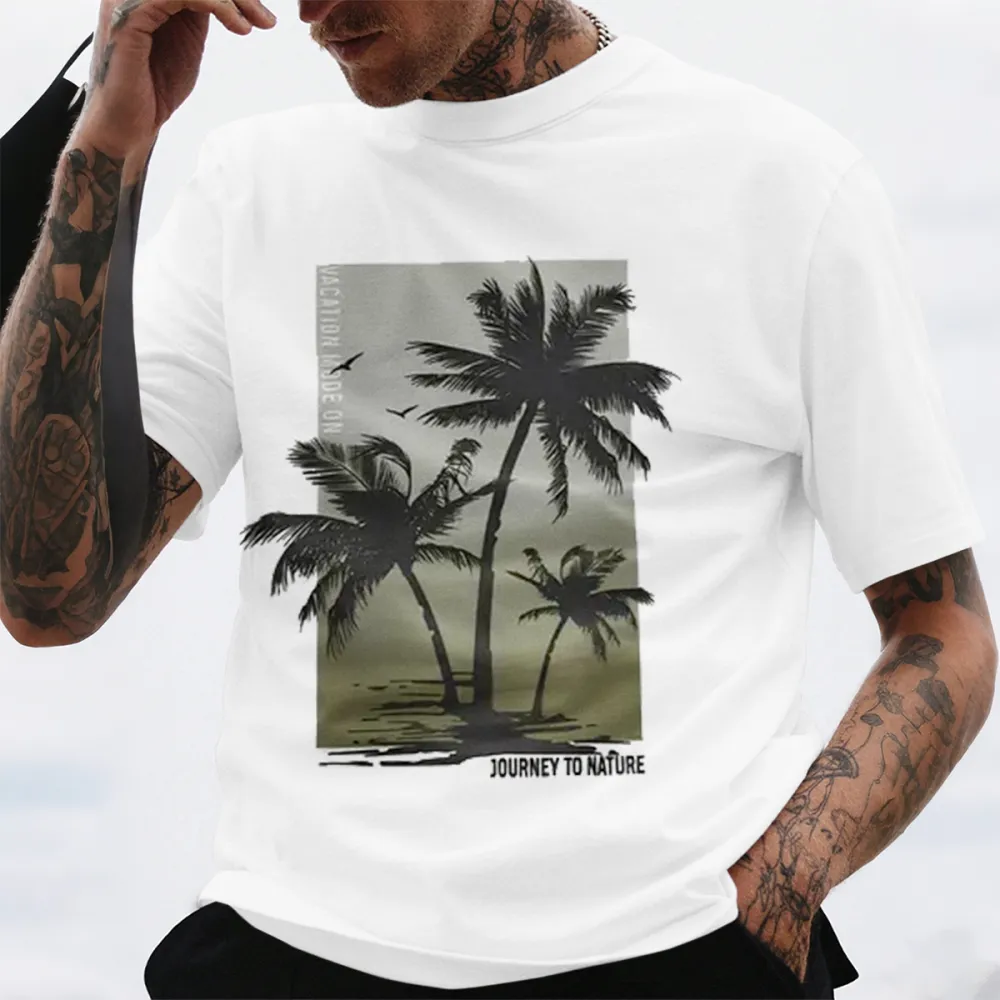 Palm Tree Nature Journey Graphic T-Shirt