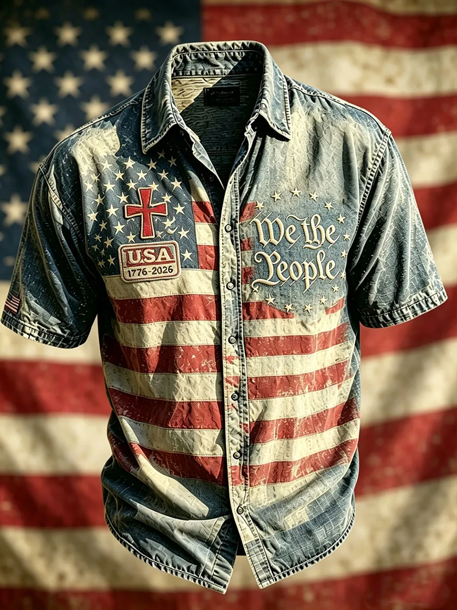 Men's US 250th Anniversary Short-Sleeve Shirt