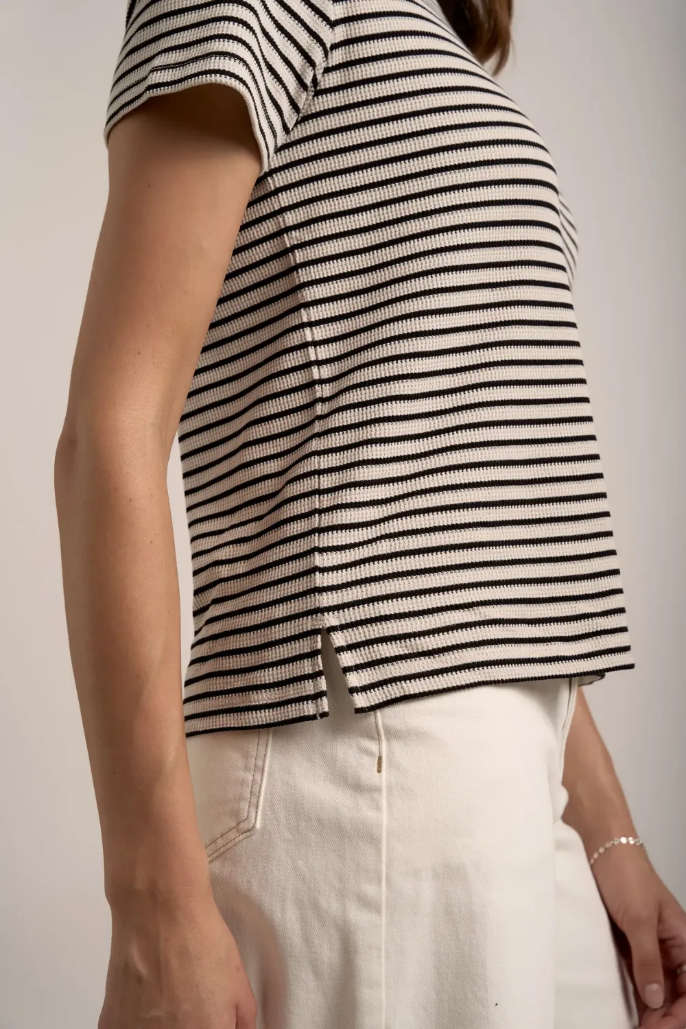 Short Sleeve Striped Tee