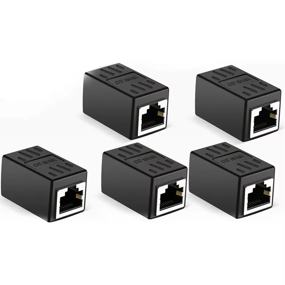 5-Pack Ethernet LAN Network Cable Adapter