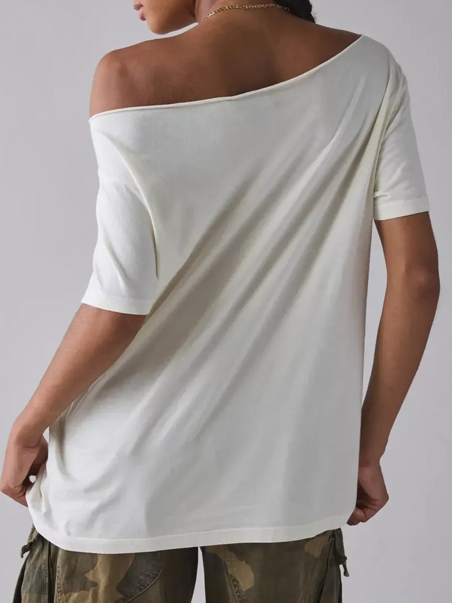 Women's Rock Style Pure Cotton T-Shirt