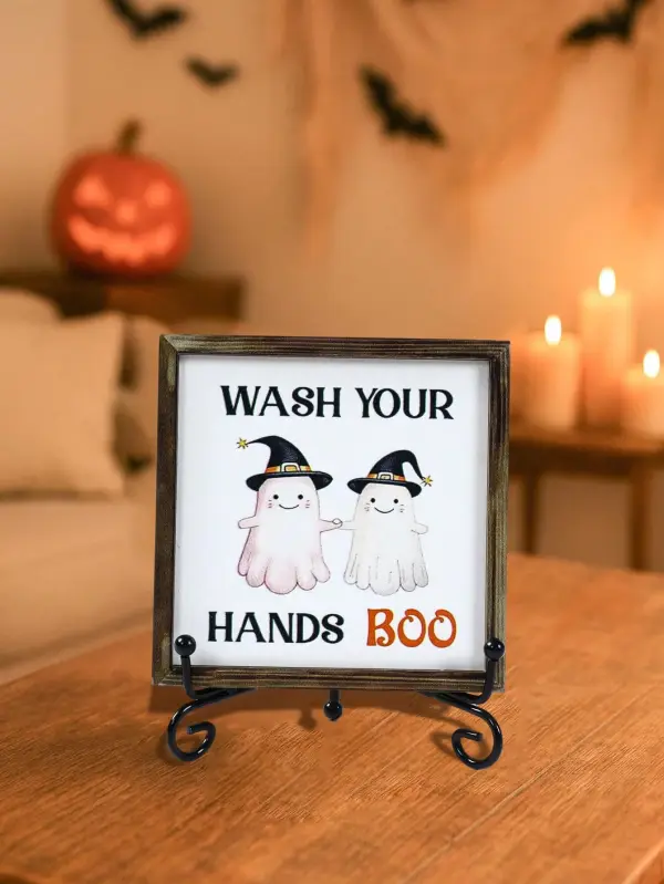 3D Halloween Decorative Wall Hanging Wooden Photo Frame