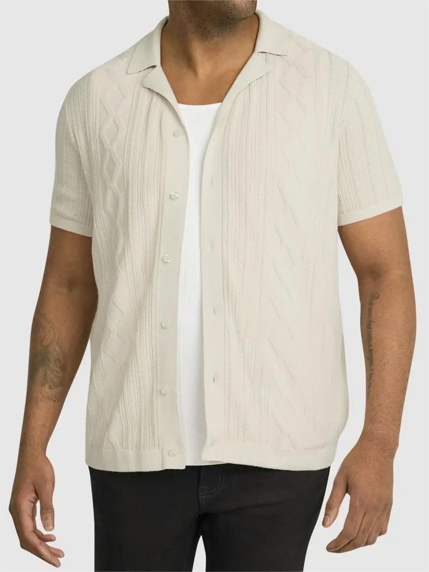 Men's Casual Knit Short Sleeve Shirts