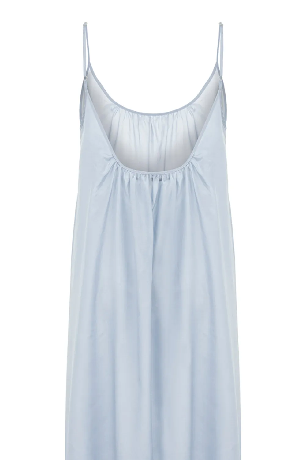 Sleeveless Midi Dress-Blue