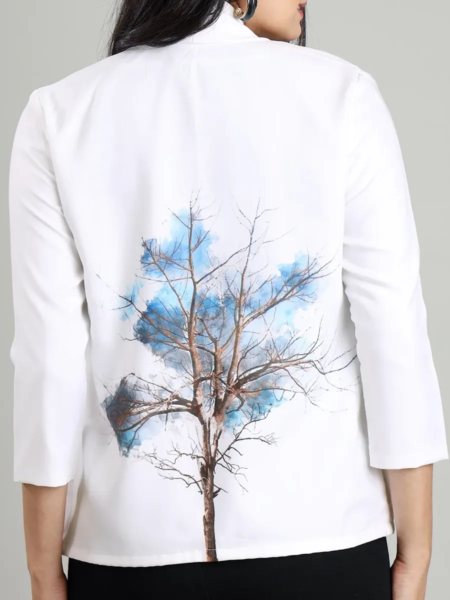 Modern Fashion Tree Art Print Women's Jacket