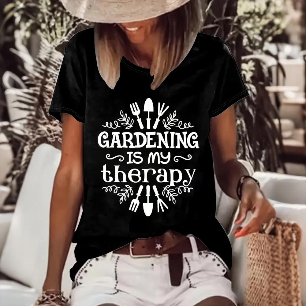 Gardening Is My Therapy T-Shirt