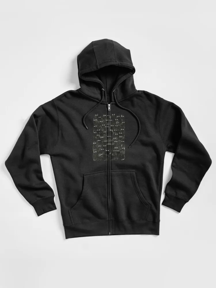 Suspicious Cats Zipped Hoodie