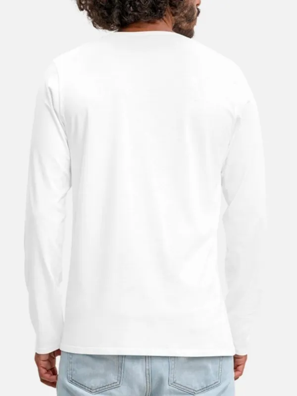 Men's 1972 Emergency Letter Print Casual Style Long-Sleeved T-Shirt