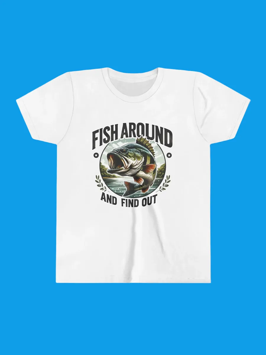 🎣Youth Fishing T-Shirt - 