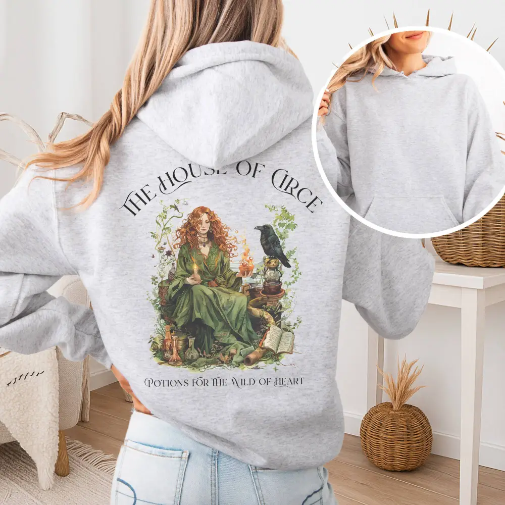 Print Pullover Hoodie