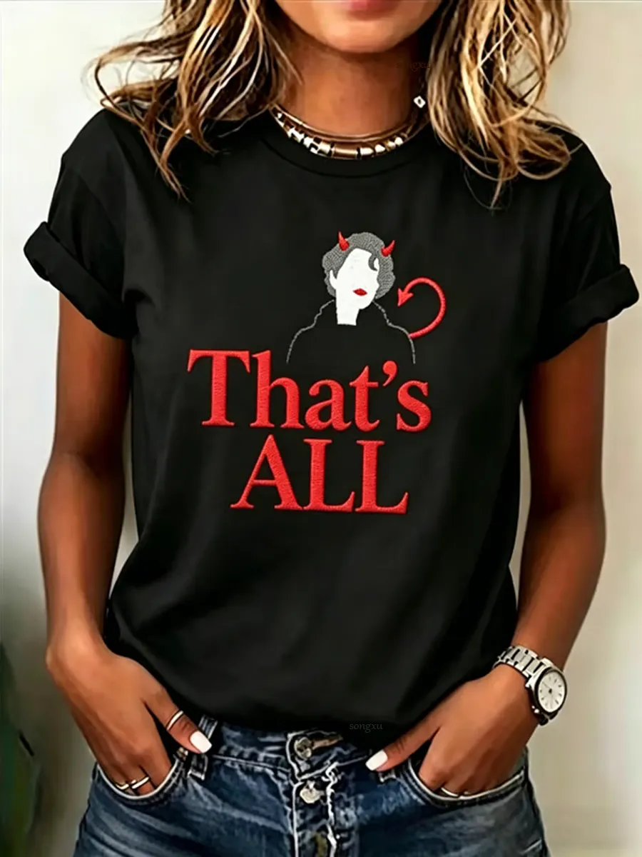 Women's Casual Print Short-Sleeve T-Shirt