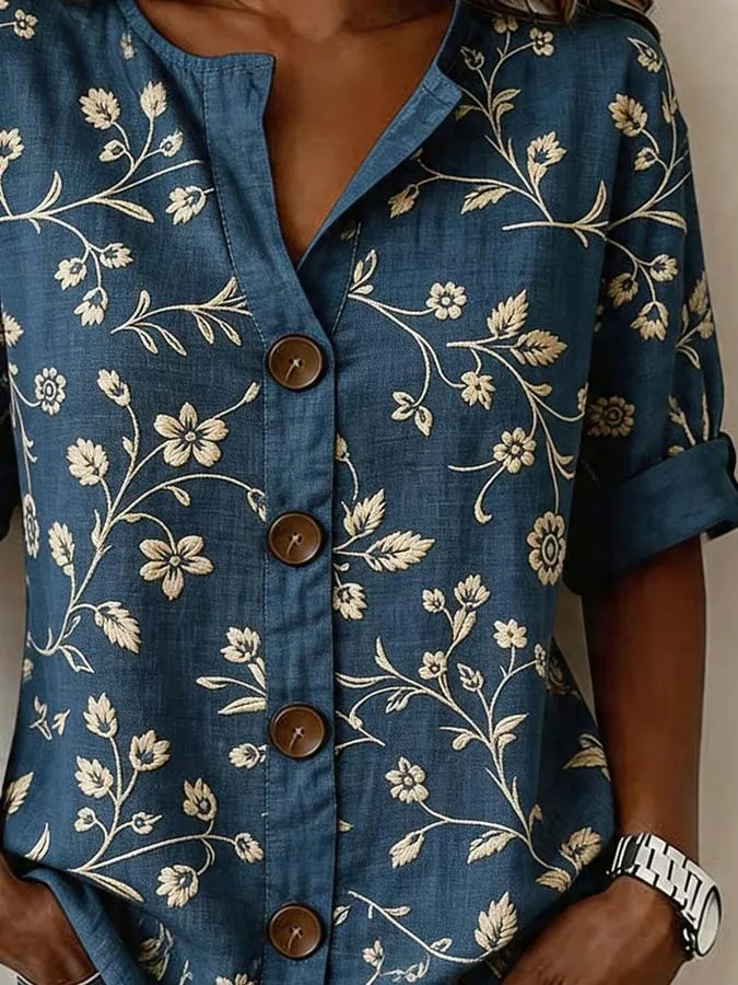 Women's Casual Printed Top