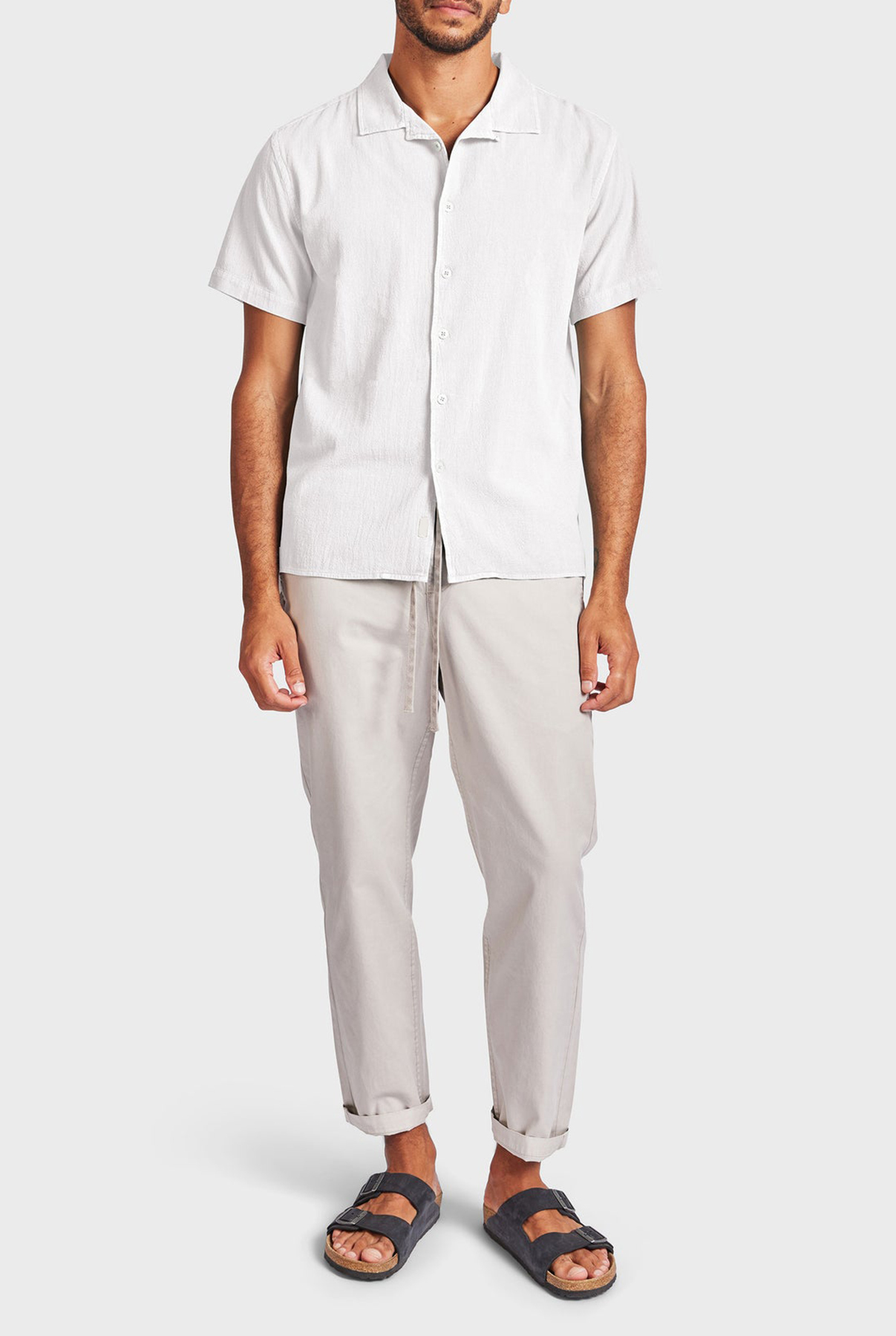 Jed Short Sleeve Shirt-Light dutch blue