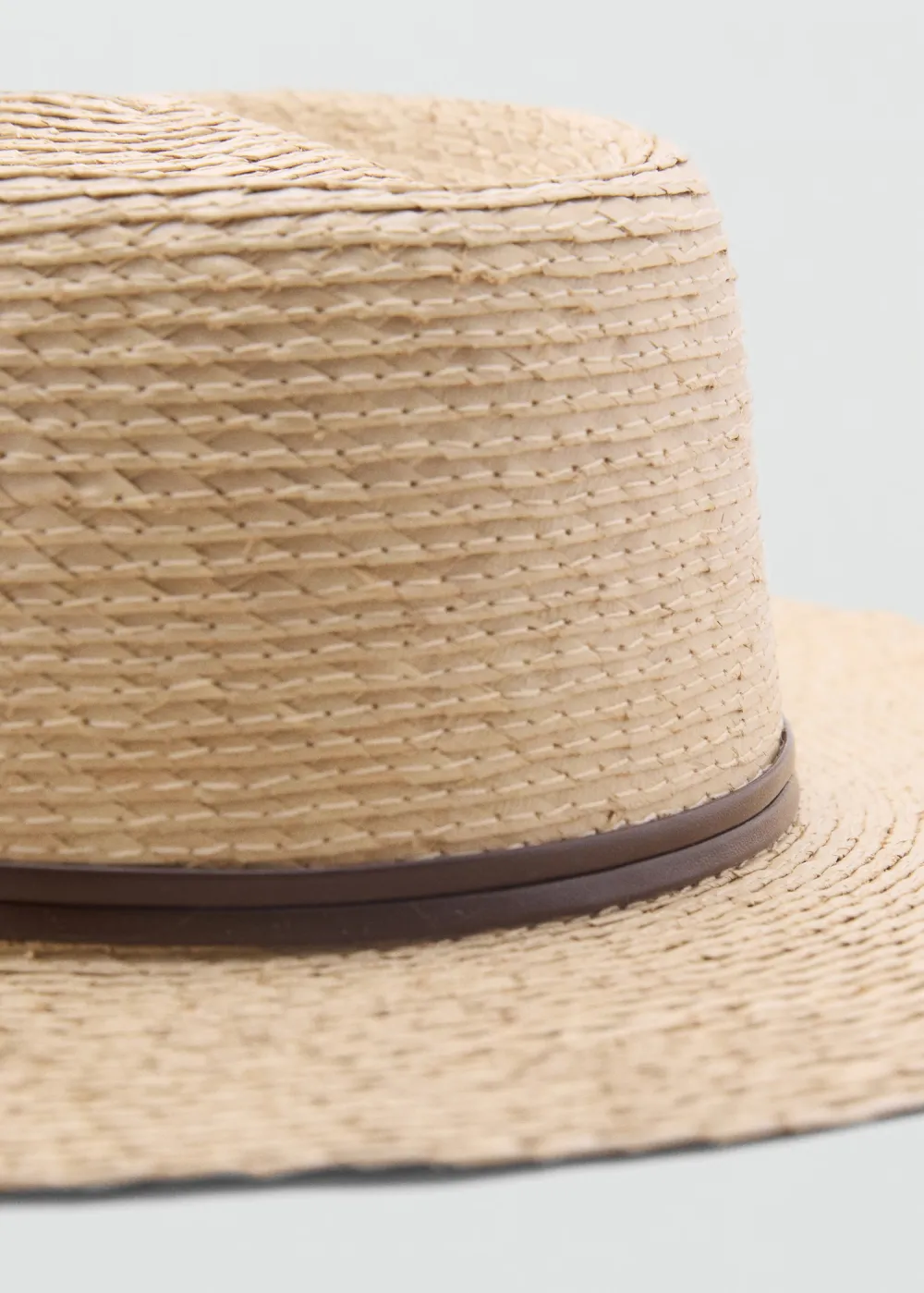 Vacation Style Natural Fibre Beige Hat