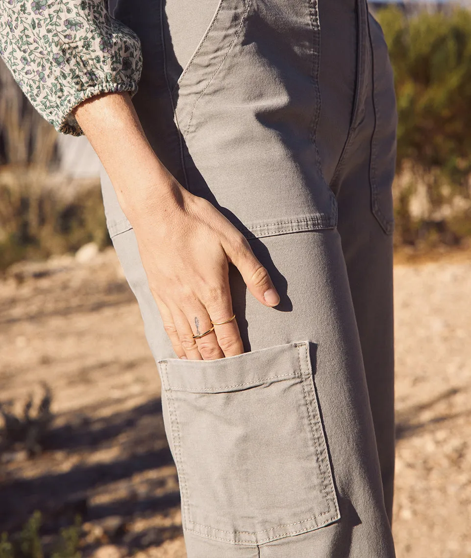 Khaki Cargo Utility Pants