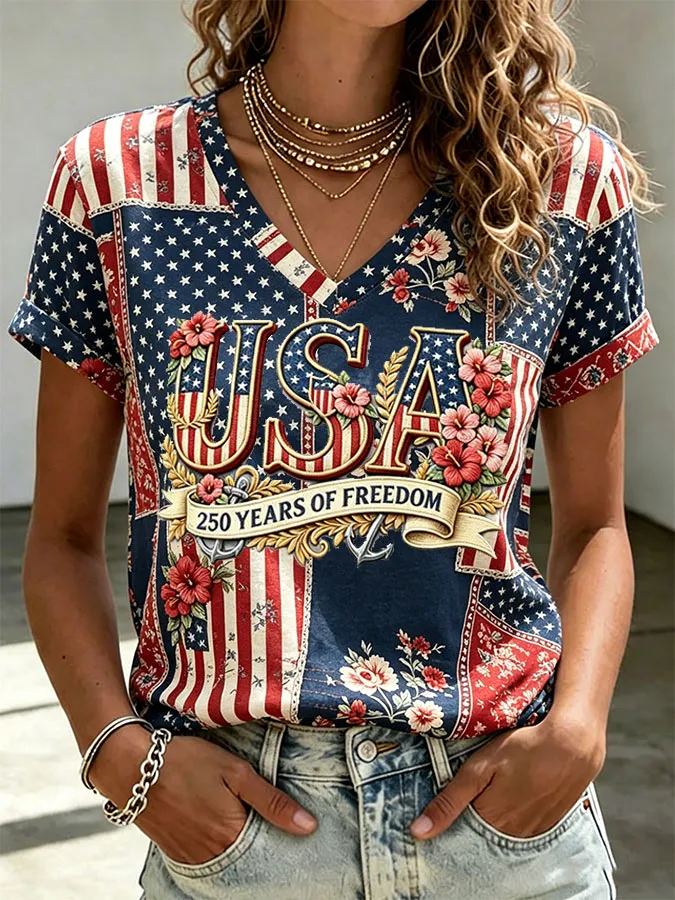 Women's 250 Year Print Short Sleeve T-shirt
