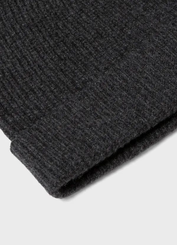 Cashmere Ribbed Hat
