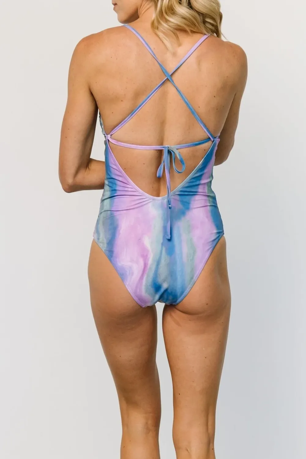 Classic Basic Solid Color V-Neck One Piece