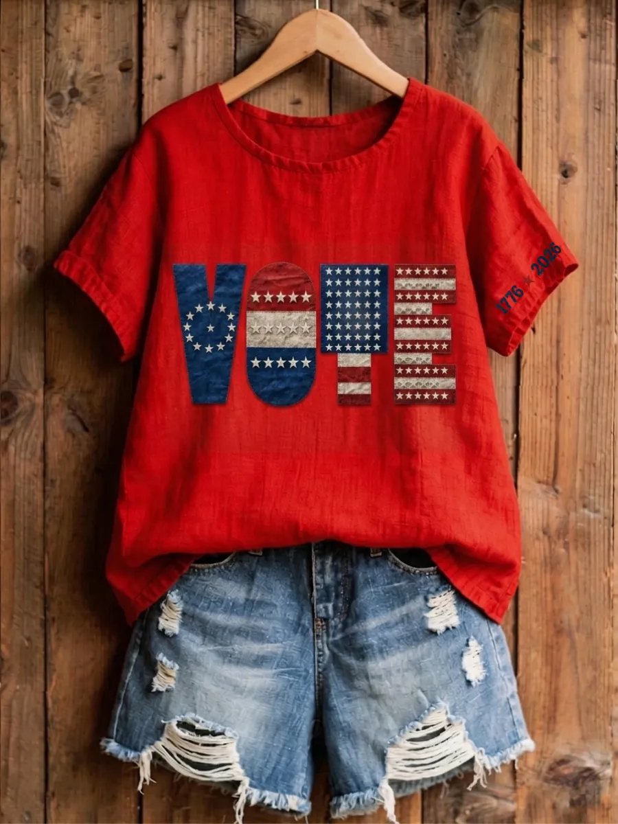 Women's 250th Anniversary VOTE Printed T-shirt