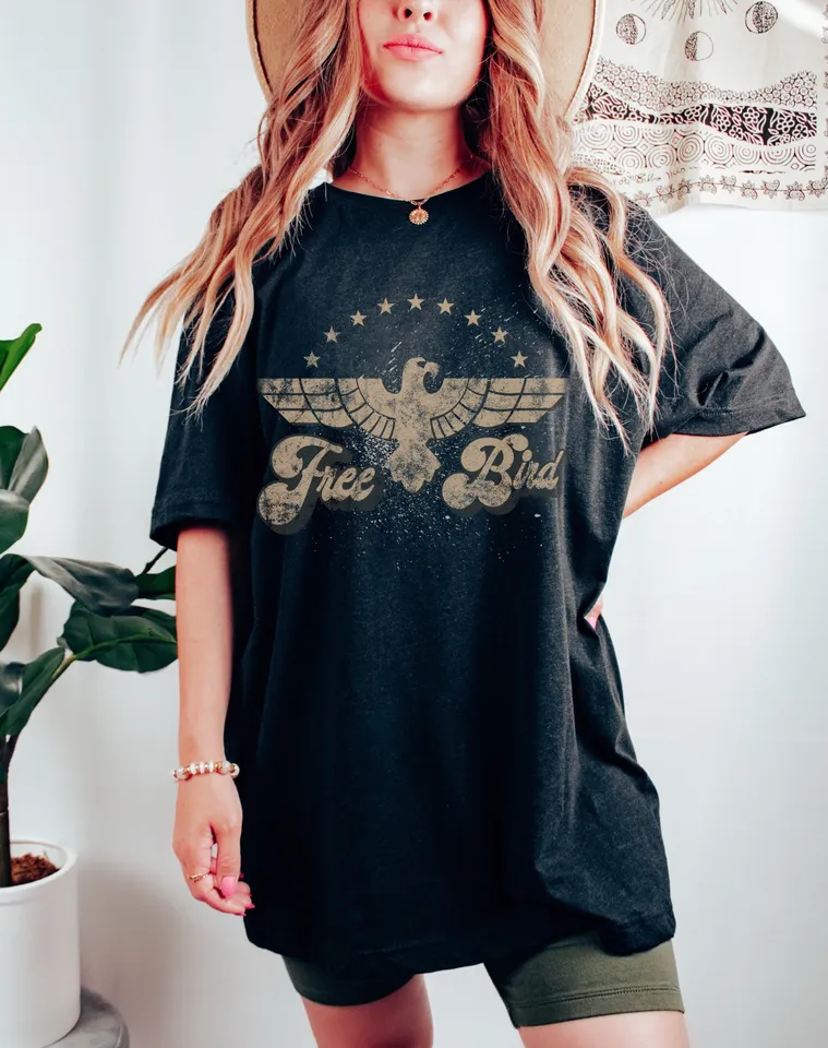 Casual Style Free Bird  Lady T-Shirt