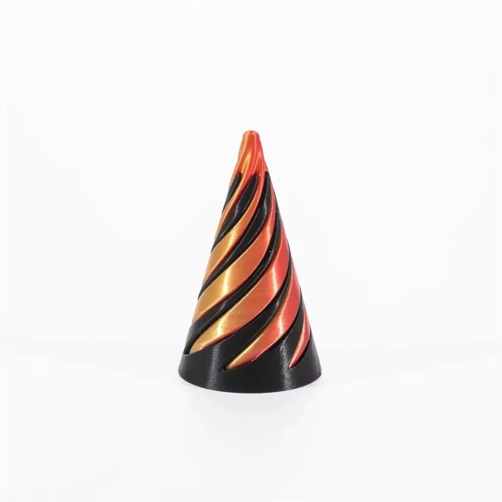 3D Printed Spiral Cone Toy Impossible Pyramid
