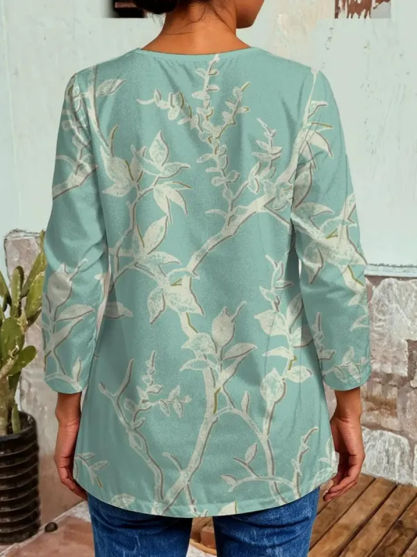 Minimalist Leaf Cardigan
