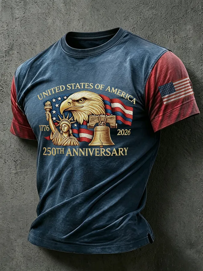 Men's USA Print T-Shirt