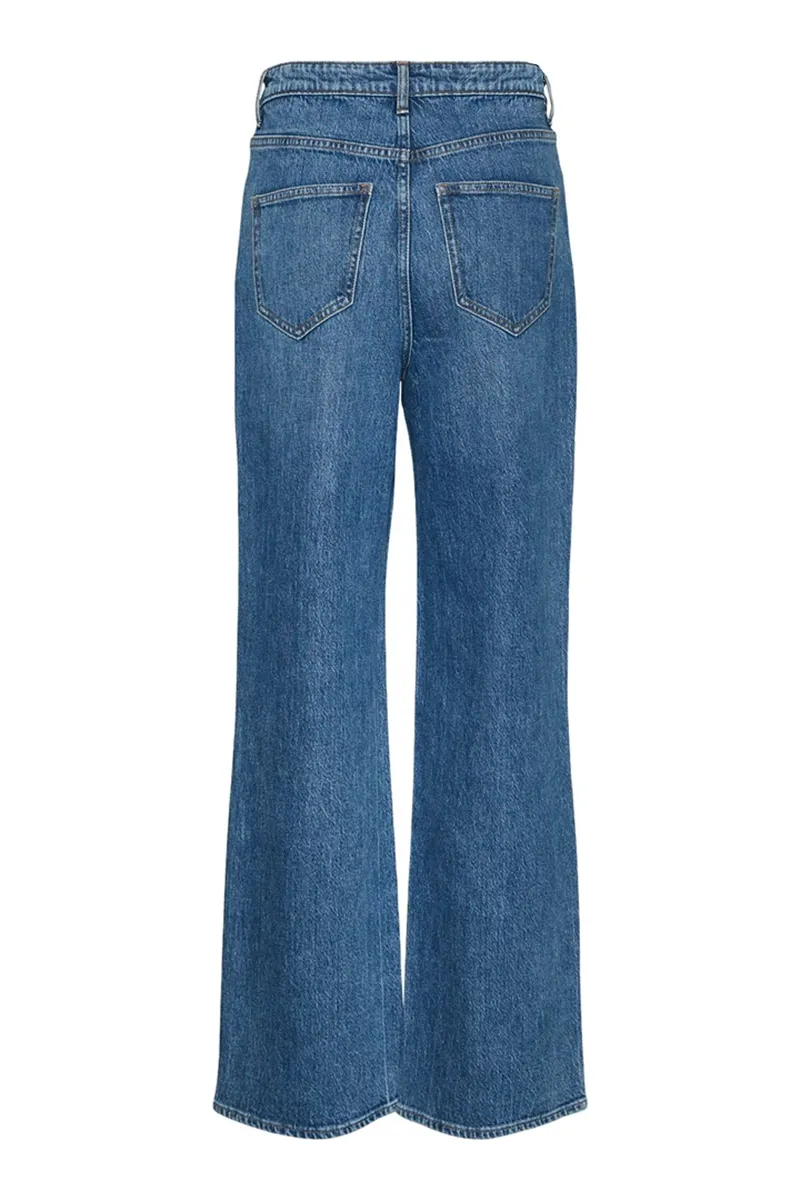 Fashion High Rise Wide Leg Jeans