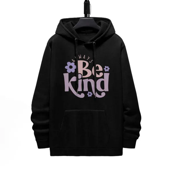 CASUAL STYLE PATTERN PRINTED HOODIE