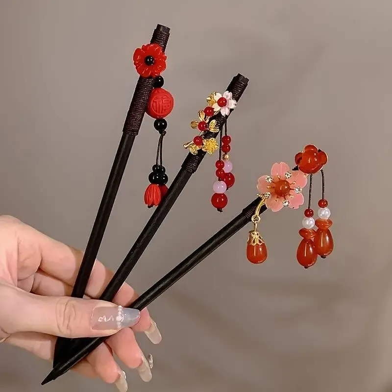 Royal Style Retro Hairpin Decorated