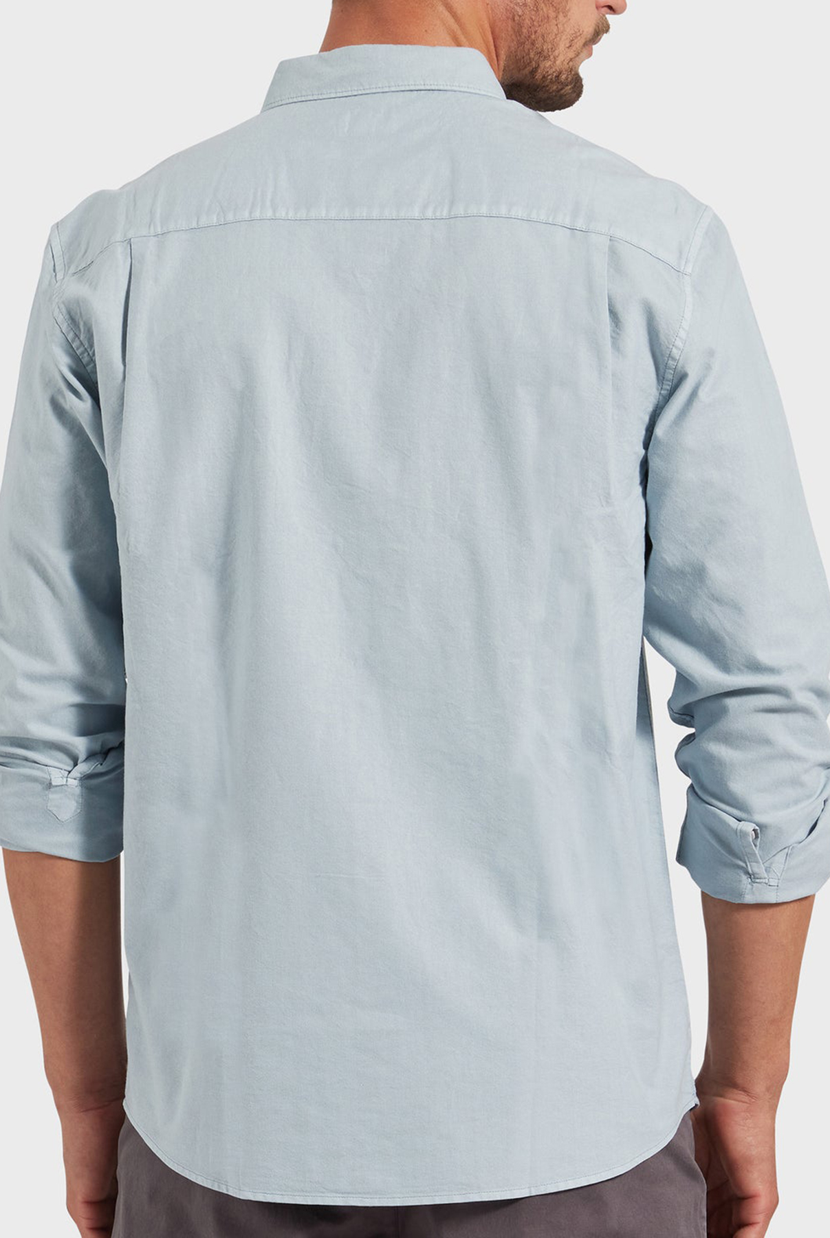 Vintage Oxford Shirt-Lavender stripe