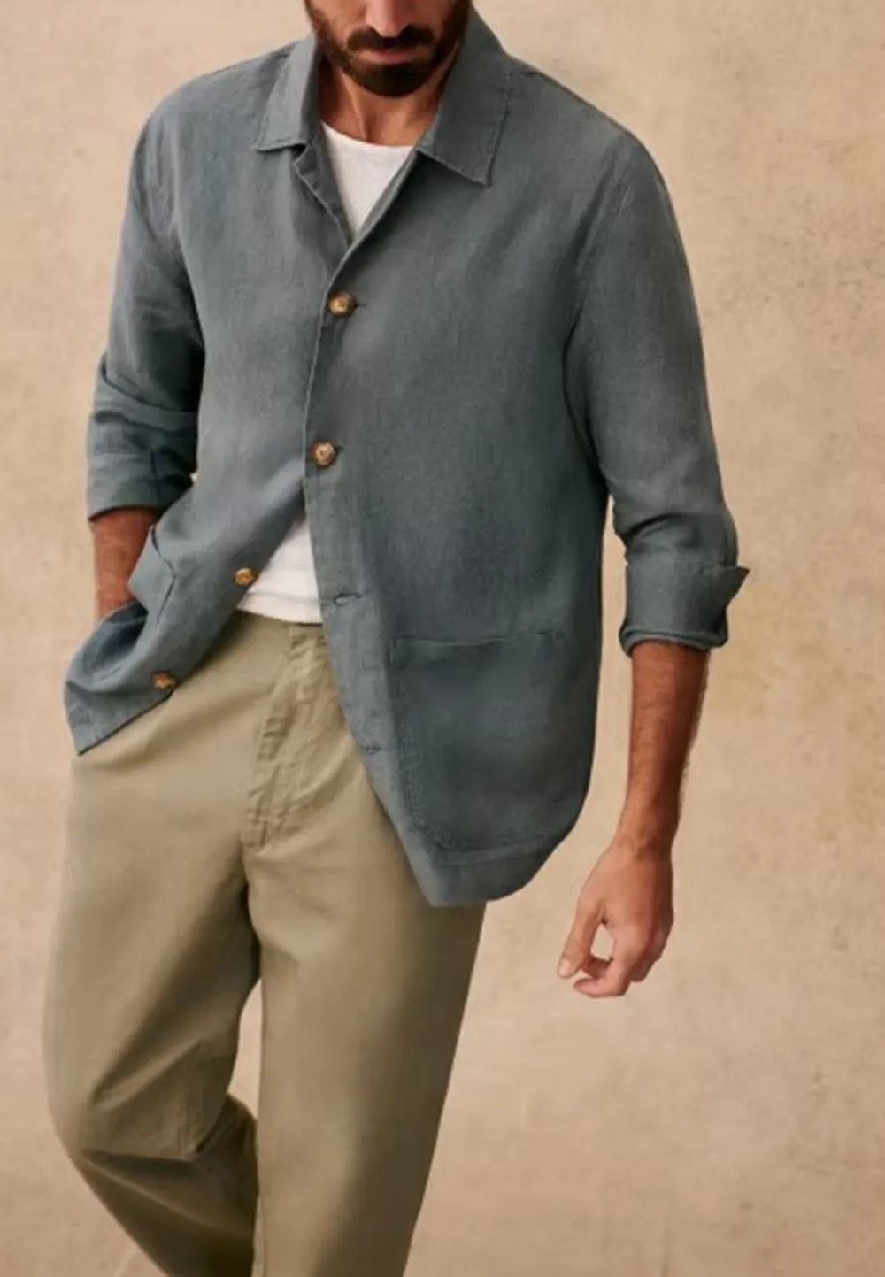  Classic Collar Jacket